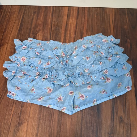 Free People Ruffle Up Bloomer Shorts - Picture 4 of 6